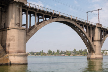 bridge over the river. old bridge