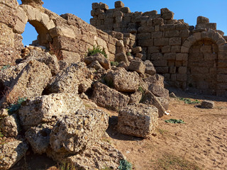 Ruins of Side city, Turkey