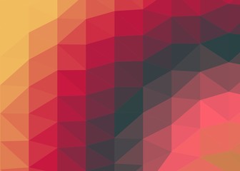 Obraz premium dutch Color Abstract trianglify Generative Art background illustration