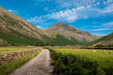 Naklejka premium Hiking Wasdale Head