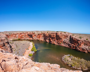 river in canyon