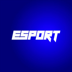 Esport Gaming - motivational inscription template