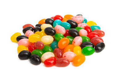 Fototapeta na wymiar jelly beans isolated