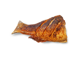 Deep fried snapper with oil until appetizing