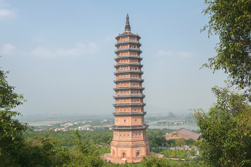 Bai Dinh pagoda, the largest complex of Buddhist temples in Vietnam