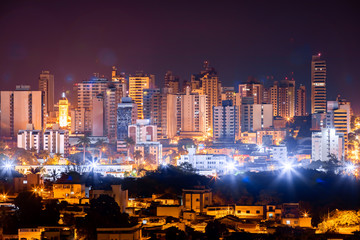 Vista Panorâmica de Divinópolis, Minas Gerais, Brasil