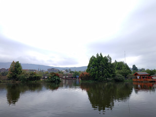 Fototapeta premium Water fountain in the park