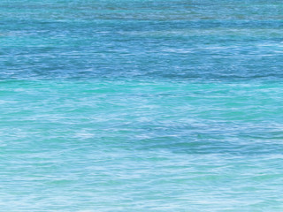 Naklejka na ściany i meble Water of Tyrrenian sea, nature background.