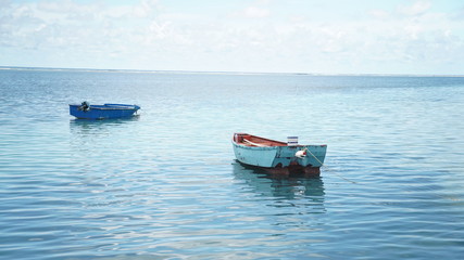 Fishing Boats on the Sea