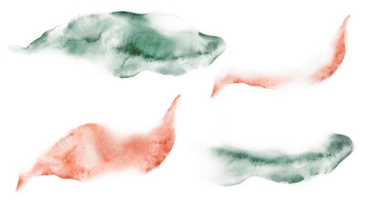 Watercolour texture shape