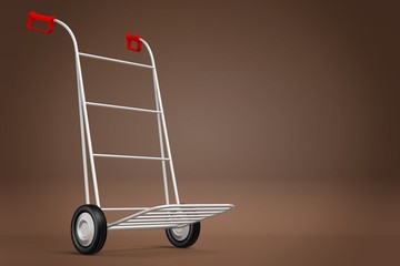 Hand cart concept - 3D rendering