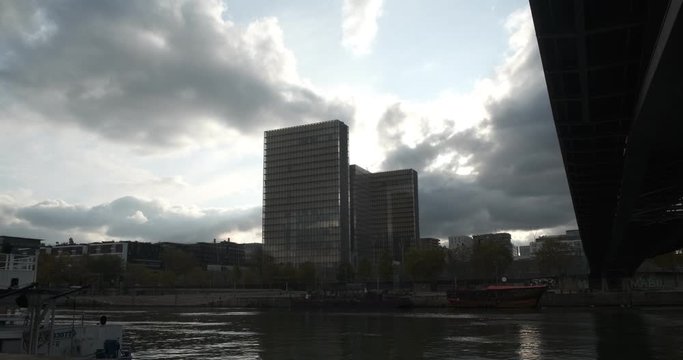 BNF from the dock, Paris, France 2