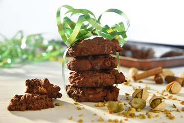 Biscotti con pistacchi