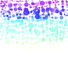 Bubbles Circle Dots Unique Colorful Bright Vector Background