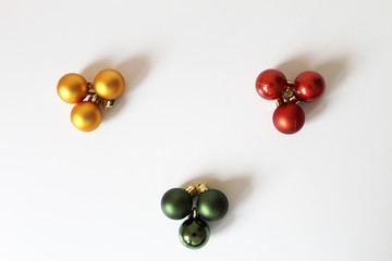 beads on white background