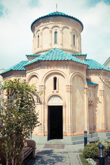 Fototapeta na wymiar Aged christan church in Tbilisi, Georgia