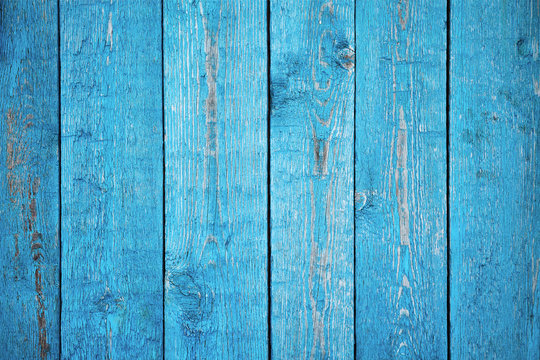 Texture boards painted with blue paint