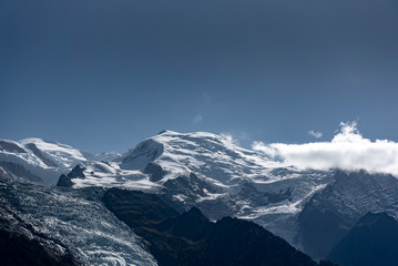 Fototapeta na wymiar Highland of Alps at Chamonix, France.