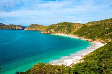 Naklejka premium Pontal do Atalaia Beach, Arraial do Cabo, Rio de Janeiro State, Brazil