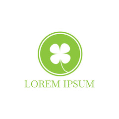 Fototapeta premium Vegan icon green leaf label template for vegan or vegetarian food package design