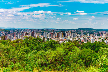 Panoramic view of Divinópolis, Minas Gerais State, Brazil