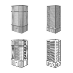 Vector design of construction and building icon. Collection of construction and estate stock symbol for web.