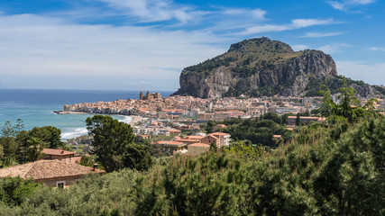 Panoramic view of Cefalù – Sicily; Italy