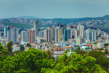 Panoramic view of Divinópolis, Minas Gerais State, Brazil