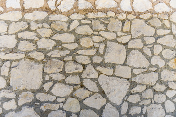 The texture of the wall is masonry. Background image.