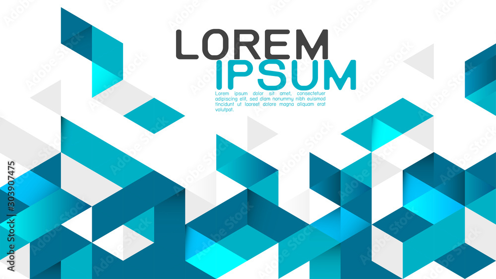 Aufkleber abstract colorful gradient geometric template and modern overlapping on white background. vector ill