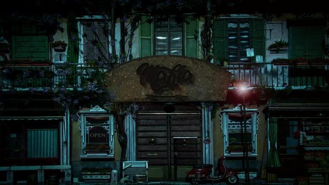 Street Sign the Way to Mafia