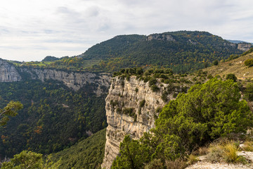 Fototapeta na wymiar Cliffs of Collsacabra - Les Guilleries