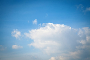 Naklejka na ściany i meble Clouds in the blue sky background 