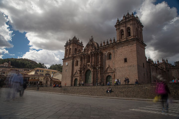 Fototapeta na wymiar Plaza de armas en Cuzco, Peru