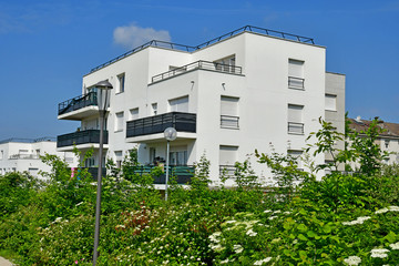 Les Mureaux; France - may 25 2019 : block of flats