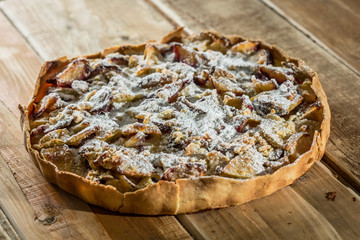 Homemade Organic Apple Pie Dessert Ready to Eat