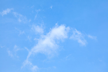 Fototapeta na wymiar Clouds in the blue sky background 