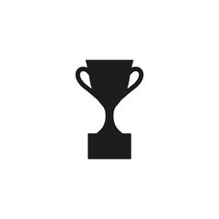 Winner cup icon. Trophy. Vector illustration. 