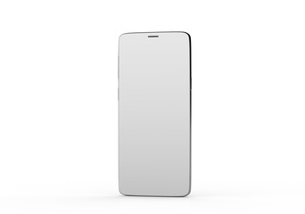  New realistic mobile phone smartphone mockup with blank screen.