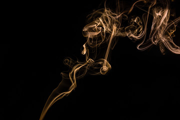 Abstracte achtergrond, close-up van rook