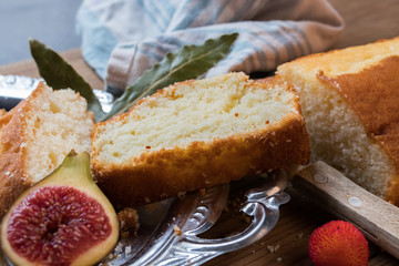 traditional homemade pie presented sliced