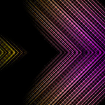 Black and pink diagonal lines isolated on black background. Print. Abstract pattern of rows of multicolored lines.