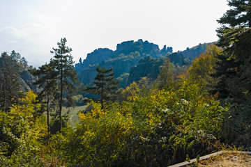 Sunset at Rock Formation Belogradchik Rocks, Bulgaria