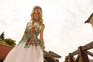 Portrait of beautiful bride.