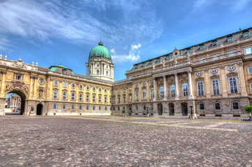 Fototapeta na wymiar Royal palace of Budapest, Hungary