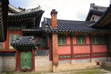 Palace buildings in Seoul