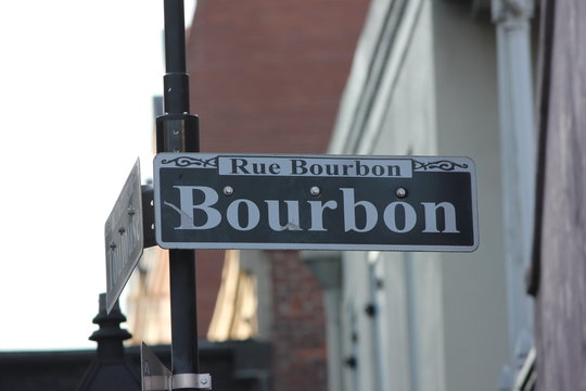 sign in new orleans bourbon street