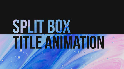 Split Box Titles