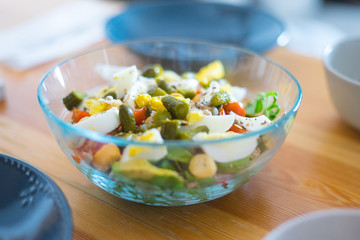 Close-up of salad at restaurant