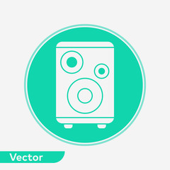 Speaker vector icon sign symbol